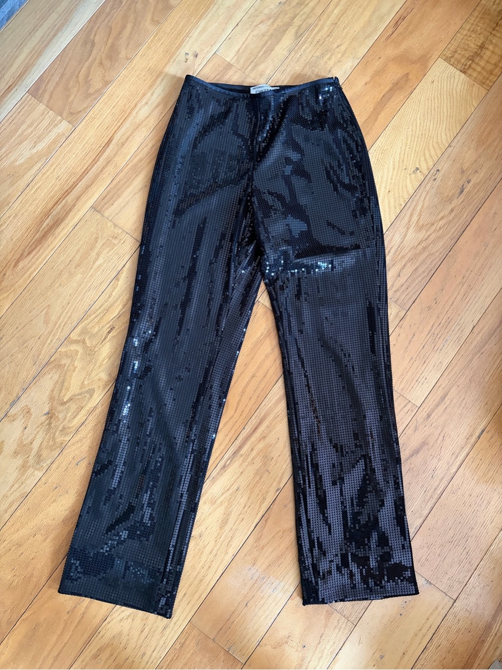 Chetta B Vintage Black Sequin Trousers